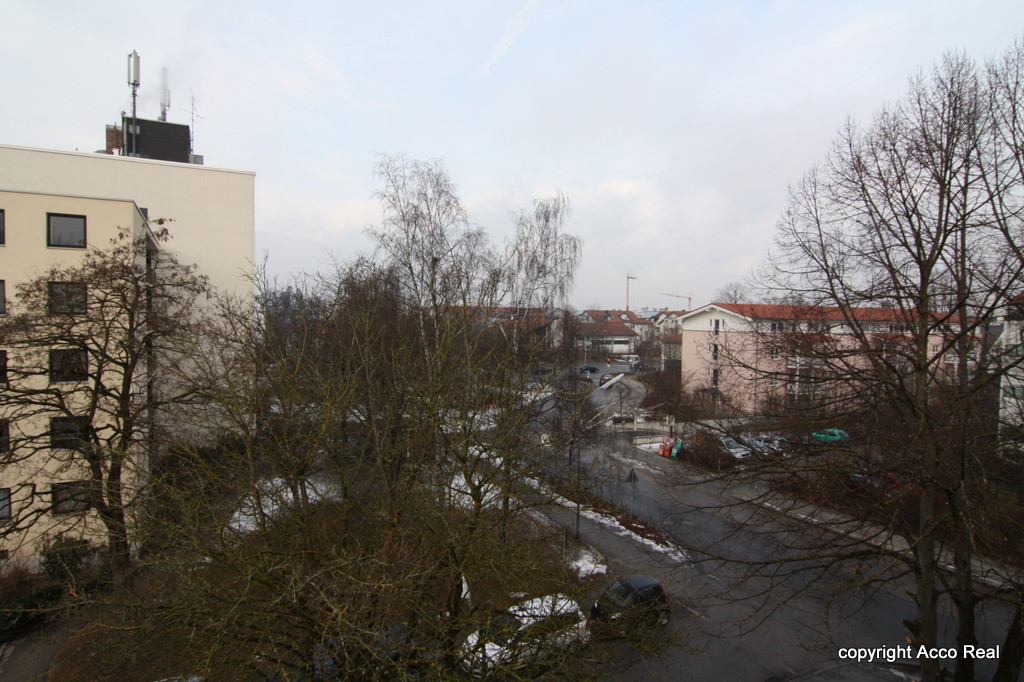 Blick vom Balkon